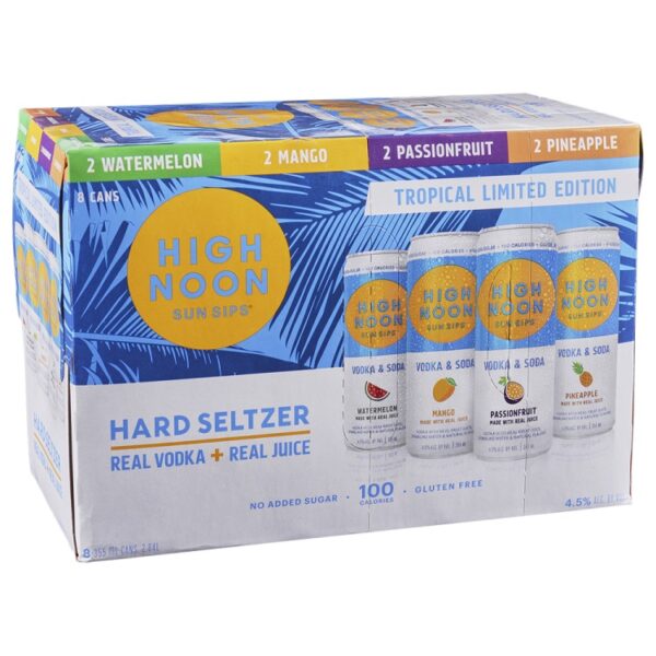 High Noon Hard Seltzer Tropical Edition Variety 8pk