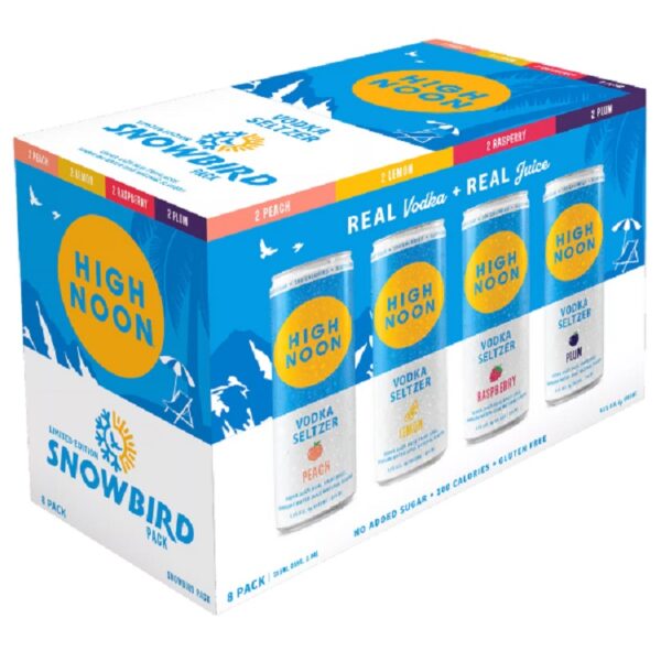 High Noon Hard Seltzer Snowbird Variety 8pk