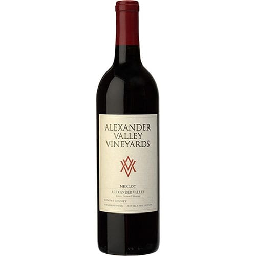 Alexander Valley Vineyards Sonoma County 2020 Merlot 750ml