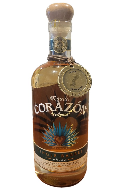Corazon Anejo Tequila Single Barrel Private Barrel Select Aged in Stagg Bourbon Barrels 750ml