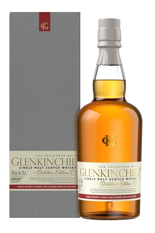 Glenkinchie The Distillers Edition Single Malt Scotch Whisky Double Matured in Amontillado Seasoned American Oak Casks 750ml