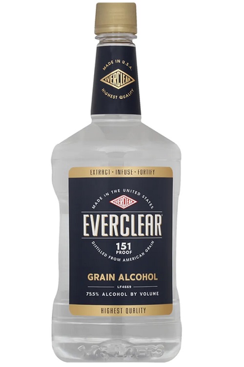 Everclear 151 Proof Grain Alcohol 1.75L