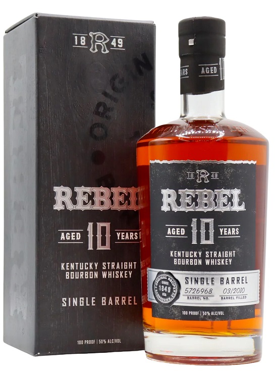 Rebel Yell 10Yr Single Barrel Kentucky Straight Bourbon Whiskey 750ml