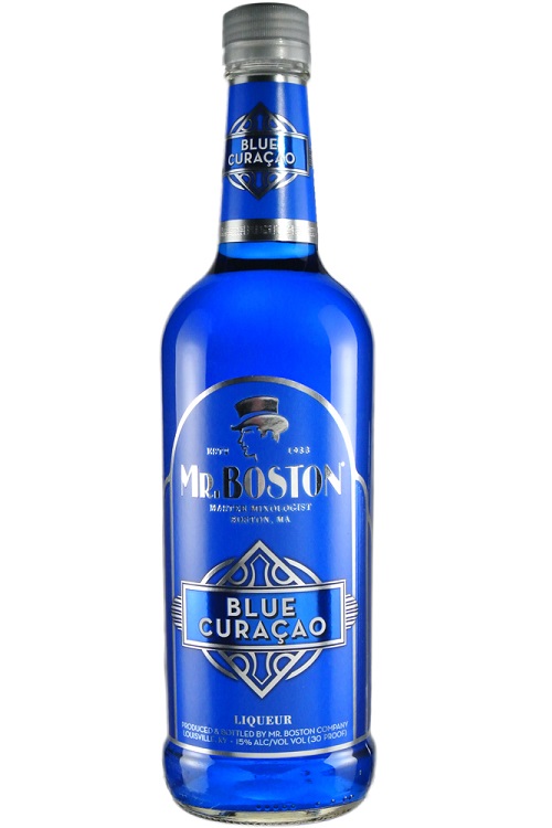 Mr Boston Blue Curacao Liqueur 1L
