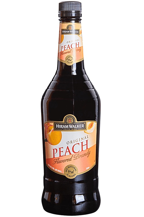 Hiram Walker Peach Flavored Brandy 750ml