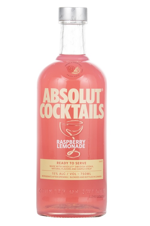 Absolut Cocktails Raspberry Lemonade RTD 375ml