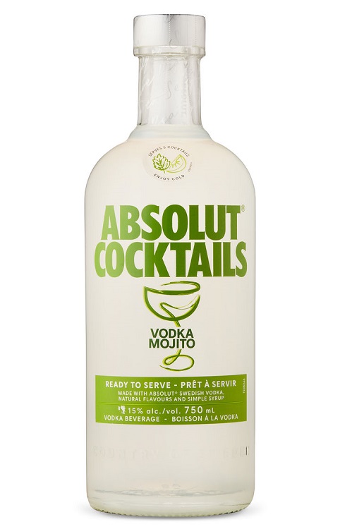 Absolut Cocktails Vodka Mojito RTD 375ml