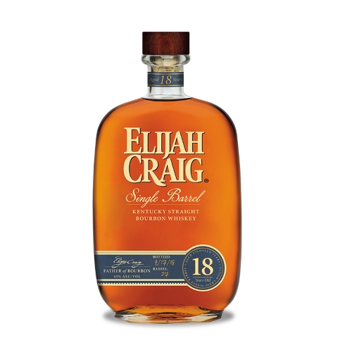 Elijah Craig Single Barrel Aged 18 Years Kentucky Straight Bourbon American Whiskey 750ml