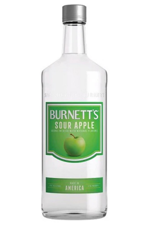 Burnetts Sour Apple Vodka 1.75L PET