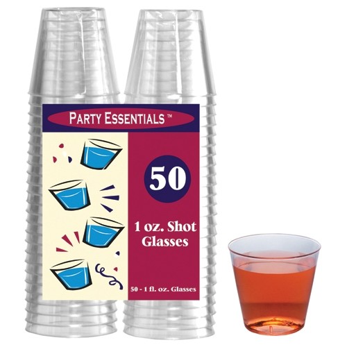 Party Essentials 1oz Shot Glasses 50ct