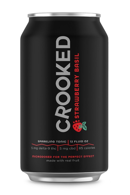 Crooked Strawberry Basil THC/CBD 5MG 4pk