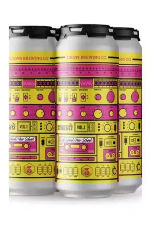 3 Sons Old School / New School Double IPA 4pk