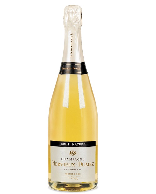 Hervieux-Dumez Brut Nature Chardonnay Premier Cru Champagne 750ml