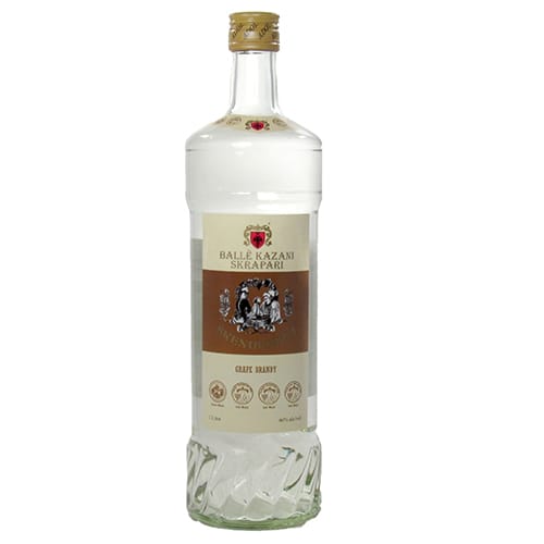 Skenderbeu Balle Kazani Skrapari Grape Brandy 1L