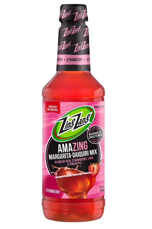 Zing Zang Strawberry Margarita-Daiquiri Mix 32oz