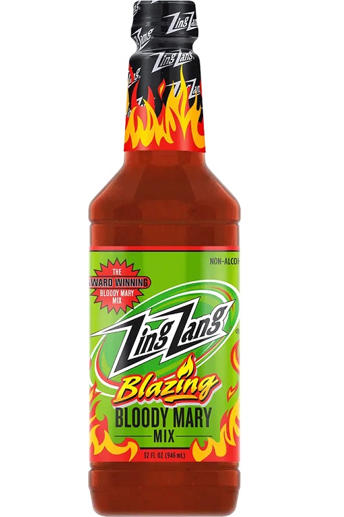 Zing Zang Blazing Bloody Mary Mix Plastic Bottle 32oz