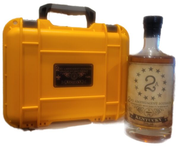 2nd Amendment w/ Bravo Batch Case Kentucky Straight Bourbon Whiskey 750ml
