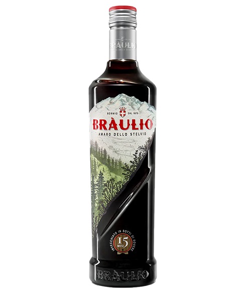 Braulio  Amaro Alpino Bitter Liqueur  1L