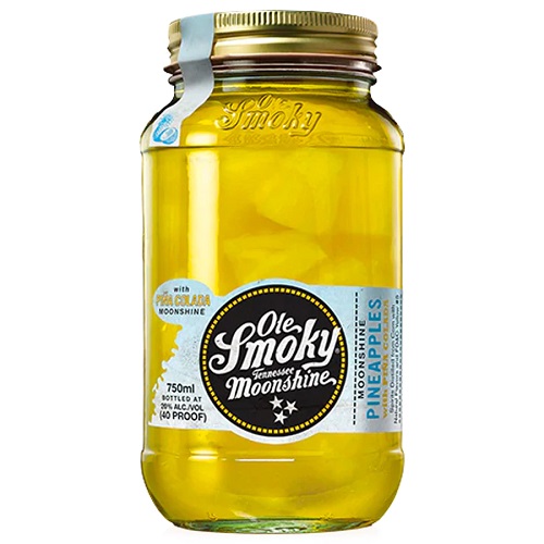 Ole Smoky Pineapples with Pina Colada Moonshine American Whiskey 750ml