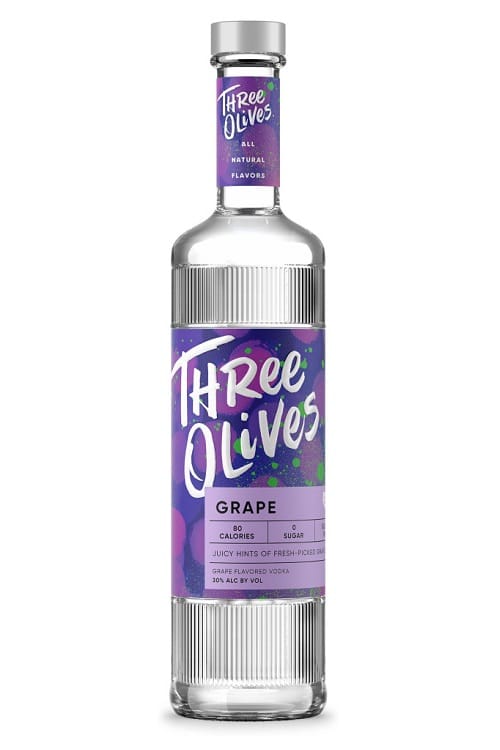 Three Olives Grape Vodka 750ml