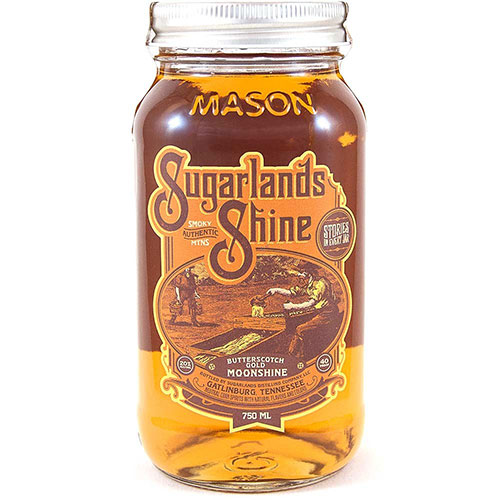Sugarlands Shine Butterscotch Gold Moonshine American Whiskey 750ml