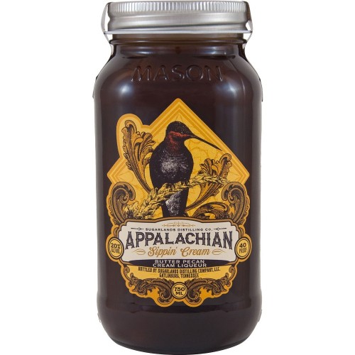 Sugarlands Shine Appalachian Sippin Cream Butter Pecan Cream Liqueur Moonshine American Whiskey 750ml