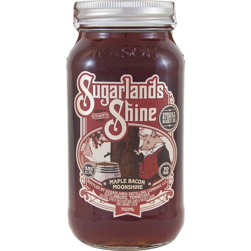 Sugarlands Shine Maple Bacon Moonshine American Whiskey 750ml