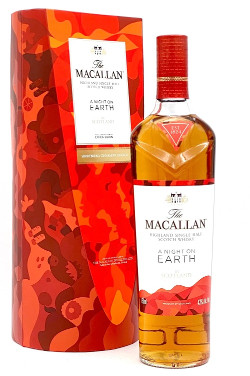 Macallan A Night on Earth In Collaboration with Erica Down Highland Single Malt Scotch Whisky 750ml