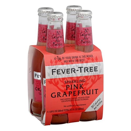 Fever Tree Sparkling Pink Grapefruit Mixer 4pk