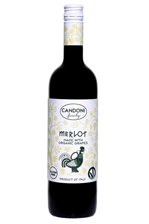 Candoni 2022 Organic Merlot Terre Siciliane IGP 750ml