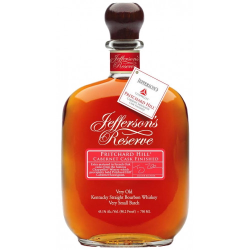 Jeffersons Reserve Pritchard Hill Cabernet Cask Finished Kentucky Straight Bourbon Whiskey 750ml