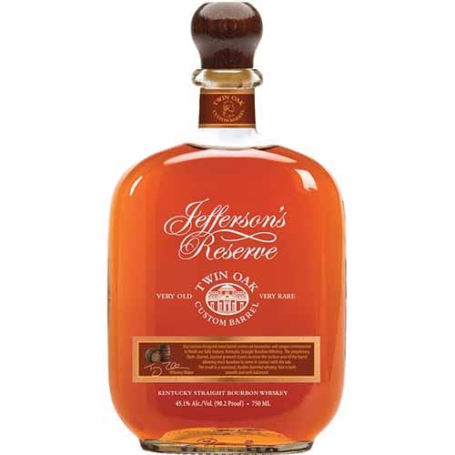 Jeffersons Reserve Twin Oak Kentucky Straight Bourbon Whiskey 750ml