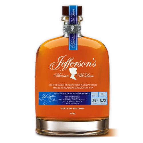 Jeffersons Limited Edition Marian Mclain Batch 5 Blend of Straight Bourbon Whiskeys 750ml