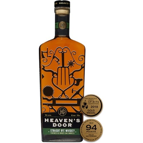 Heavens Door Straight Rye American Whiskey 750ml