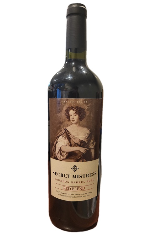 Secret Mistress 2020 Central Valley Bourbon Barrel Aged Red Blend 750ml