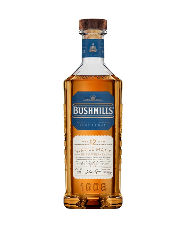 Bushmills 12Yr Single Malt Irish Whiskey 750ml