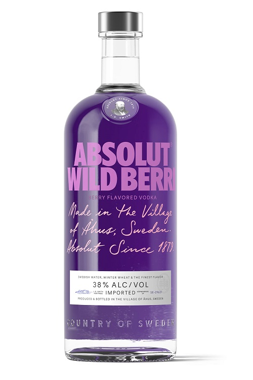 Absolut Wild Berri Vodka 750ml
