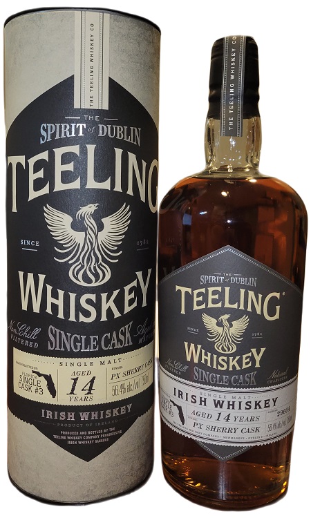 Teeling 14Yr Single Malt Single Cask PX Sherry Cask Irish Whiskey 750ml