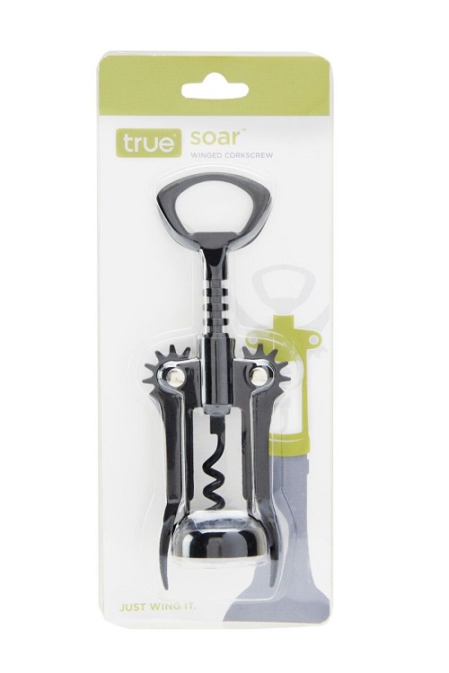 True Soar Matte Black Winged Corkscrew