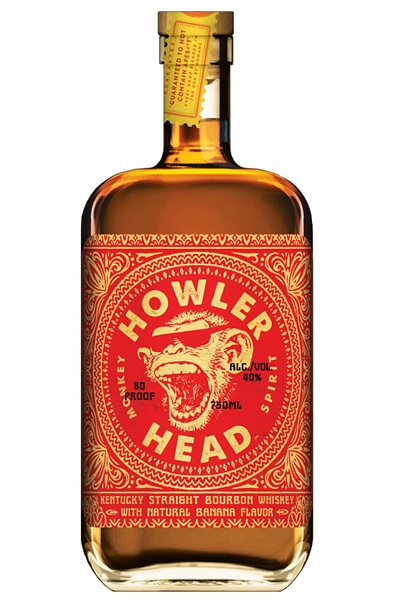Howler Head Banana Kentucky Straight Bourbon Whiskey 750ml