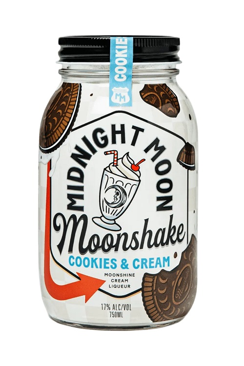 Midnight Moon Moonshake Cookies and Cream Moonshine 750ml