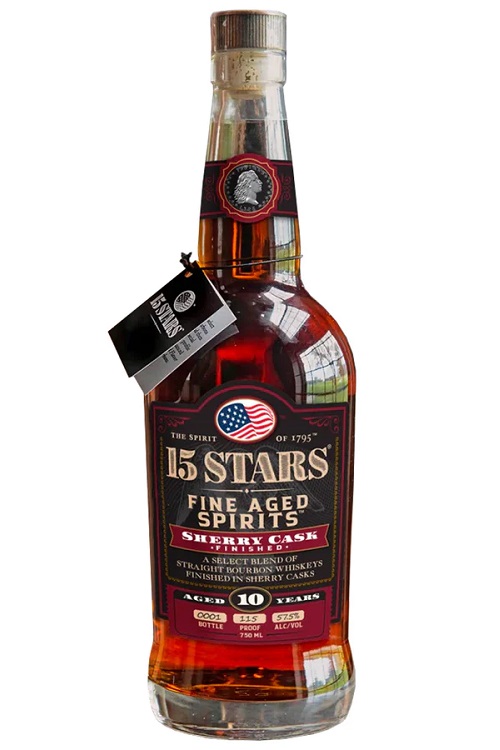15 Stars 10Yr Blend of Kentucky Straight Bourbon Whiskeys Finished in Sherry Casks 750ml