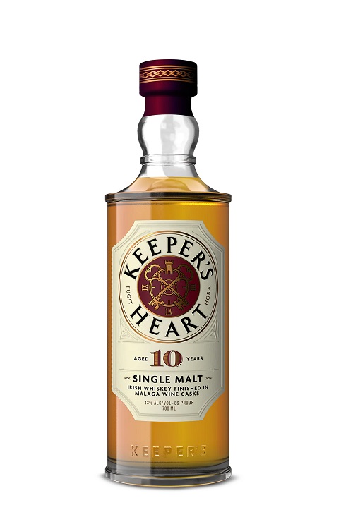 Keeper's Heart 10Yr Single Malt Irish Whiskey Finished in Malaga Wine Casks 700ml