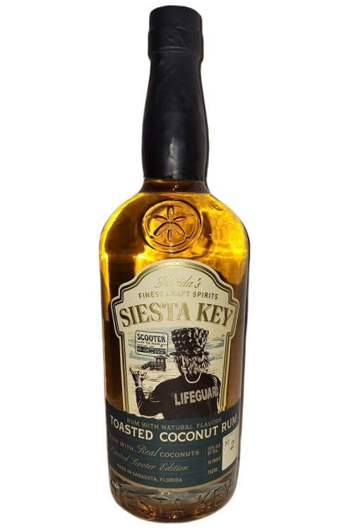 Siesta Key Scooter of the Beach Batch No. 3 Toasted Coconut Rum 750ml