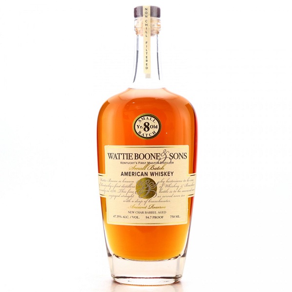Wattie Boone & Sons 8Yr Small Batch American Whiskey 750ml