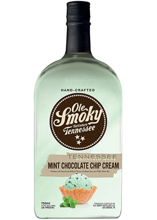 Ole Smoky Mint Chocolate Chip Cream Liqueur 750ml