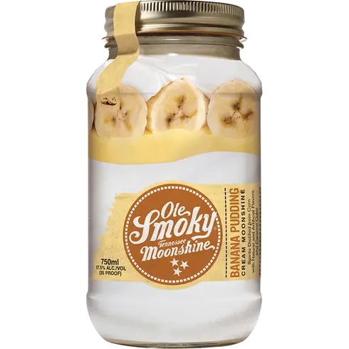 Ole Smoky Banana Pudding Moonshine American Whiskey 750ml