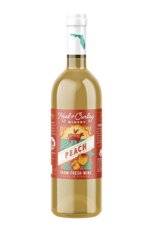 Keel and Curley Peach Dessert 750ml