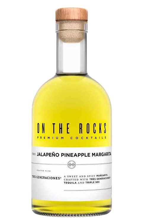 On The Rocks Tres Generaciones Jalapeno Pineapple Margarita RTD 375ml