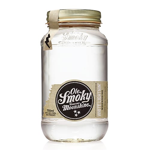 Ole Smoky White Lightnin 100 Proof Moonshine American Whiskey